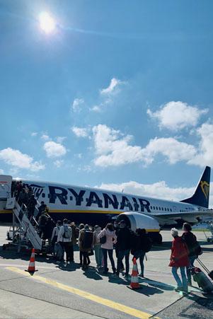 Avion Ryanair Aéroport Toulouse
