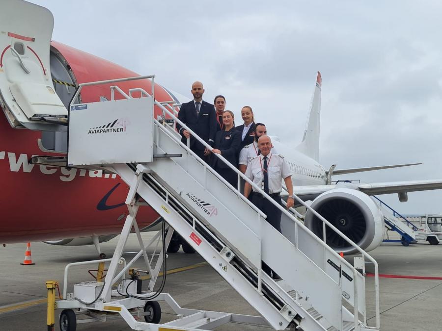 1er vol Toulouse - Oslo avec Norwegian
