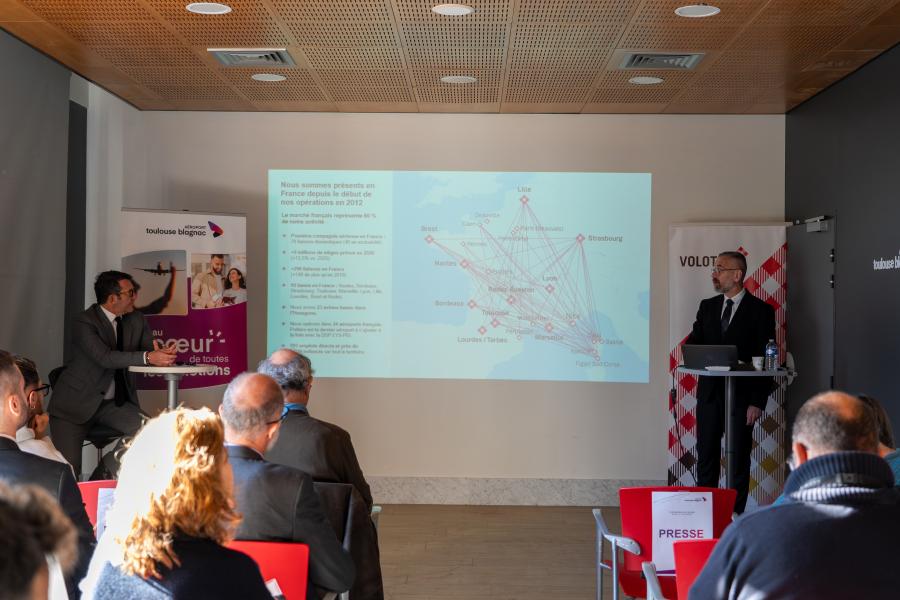 Conférence de Presse Volotea B.Balerdi et G.Gosselin