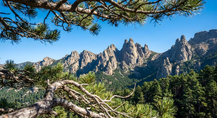 Les aiguilles de Bavella, au cœur des montagnes corses