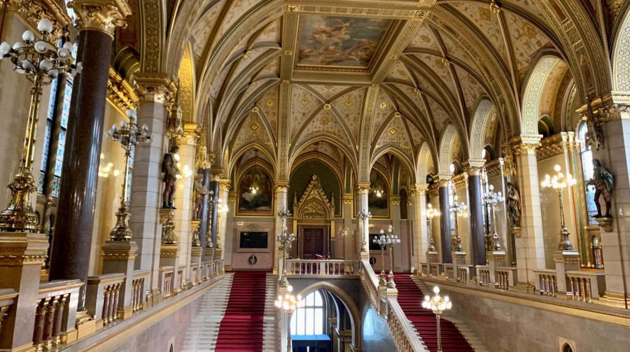 Visite du Parlement, Budapest