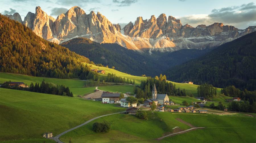 Montagnes Dolomites, Italie