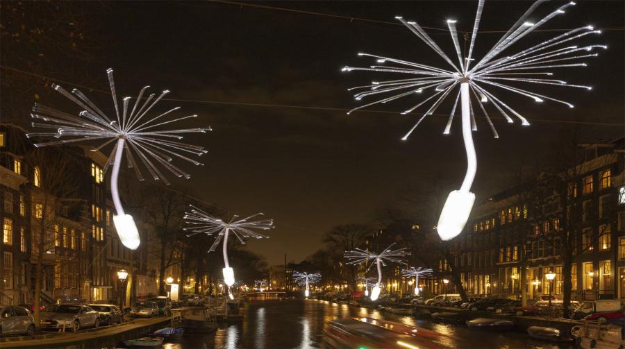 Amsterdam en hiver, lights festival