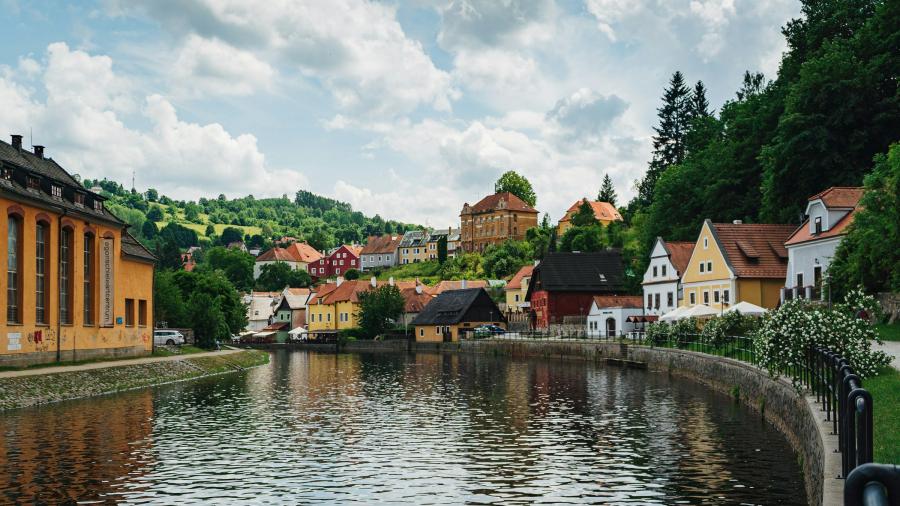 Le centre historique de Český Krumlov.