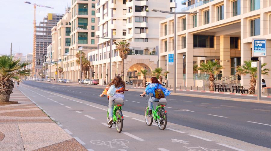 Vélo à Tel-Aviv, Israel