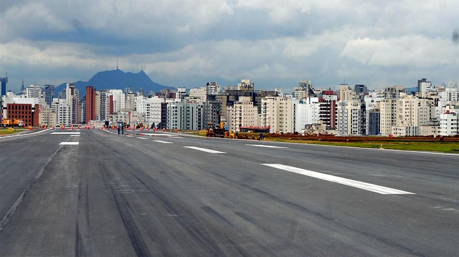 Aéroport de Conghonhas, Sao Paulo, Brésil
