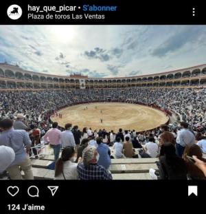 Arènes de Las Ventas à Madrid, Espagne