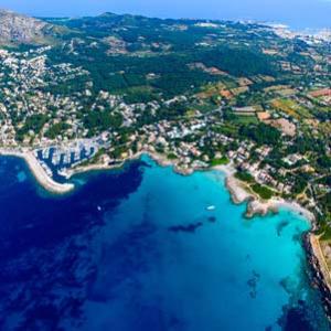 îles Baléares vue du ciel