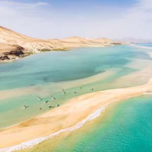 Plage Sotavento îles Canaries