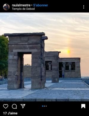 Temple d'Amon à Madrid, Espagne