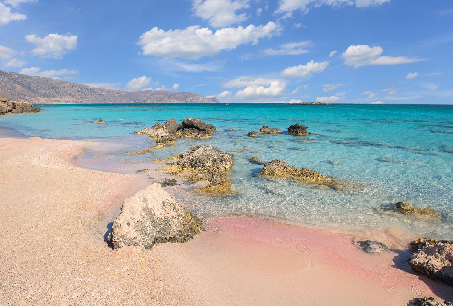 Plage de Elafonisi en Crète, Grèce