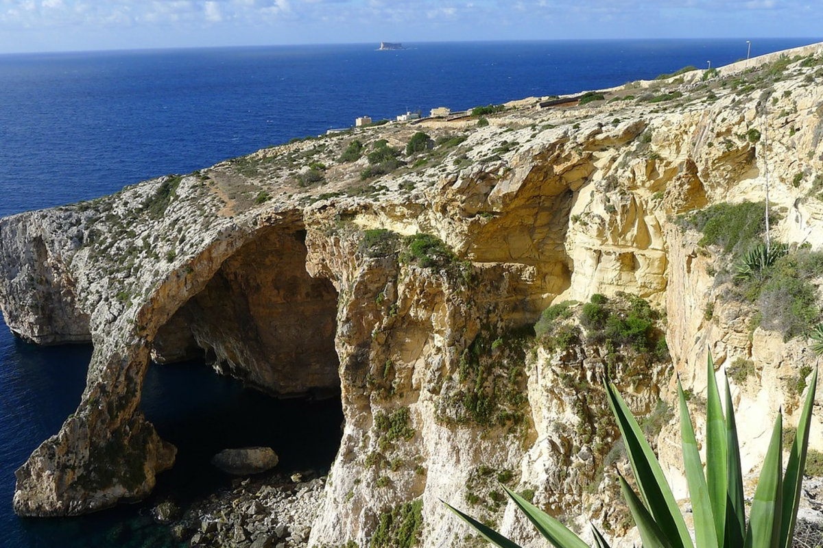 Falaises de Gozo, Malte