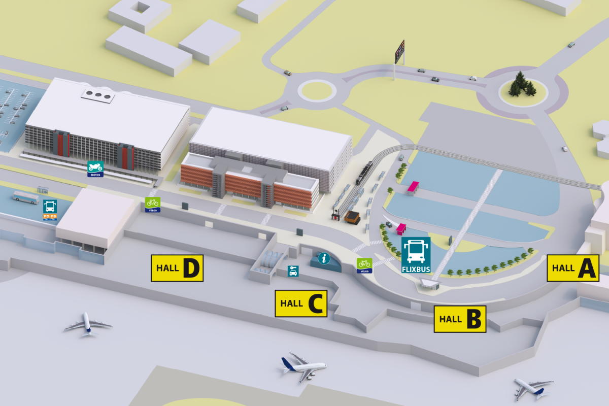 Plan Bus - Aéroport Toulouse-Blagnac